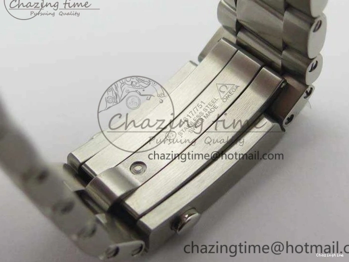 0727 MultiPurpose Planet Ocean Master Chrono SS OM 1:1 Best Edition Gray Dial On SS Bracelet A9900 V 8116